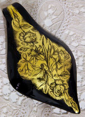 Gioielli in vetro di Murano e foglia oro